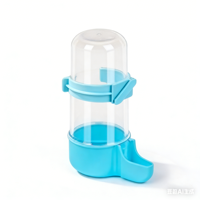 Mangeoire et abreuvoir automatiques épaissis pour oiseaux, distributeur grande capacité de 16 cm pour cailles et perroquets, accessoire pour cage à oiseaux