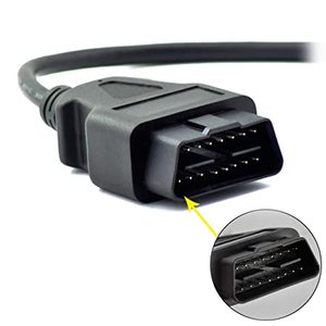 OBD ขั้วต่อชาย J1962เพื่อเปิดปลั๊กสายการวินิจฉัย OBD สายต่อขยาย OBD2 pigtail DIY อะแดปเตอร์ USB Mobley 30ซม. - Product Image 3