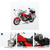 Motor Sepeda Motor Semprotan Air dengan Tangki Terpasang di Kendaraan untuk Respon Cepat, Grosir, Langsung dari Pabrik, Perawatan Mudah