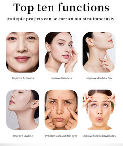 Máquina Multifuncional de Rejuvenecimiento Facial con Cuchilla para Fascia y 5 Cabezales de Guasha para Eliminar Arrugas y Levantar la Piel - Product Image 6