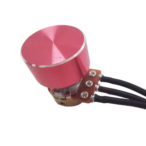 Bộ chiết áp 1K 2K 5K 10K 20K 50k 100k 250K 500k 1m 15mm Bộ chiết áp quay côn tuyến tính có nắp núm - Product Image 5