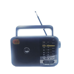 Rechargeable Factory Solar Powered Radio 4 Band AM FM SW1 SW2 Portable Radio with Built in <b>Speaker</b> for Home Elderly Outdoor Use - Product Image 1