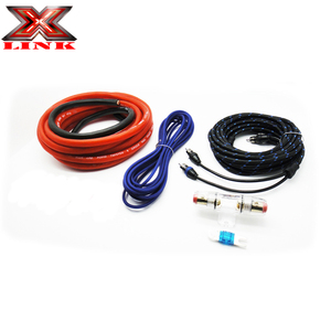 100% True Gauge alta calidad <span class=keywords><strong>4</strong></span>/8 <span class=keywords><strong>calibre</strong></span> Car Amp Kit <span class=keywords><strong>de</strong></span> cableado Car Audio Cable Kit - Product Image 1
