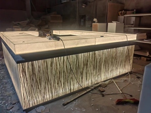 Europe Classic Customized Translucent Acrylic <strong>Solid</strong> <strong>Surface</strong> Restaurant Nightclub Wine <strong>Bar</strong> Illuminated Led <strong>Bar</strong> Counter <strong>Design</strong> - Product Image 5