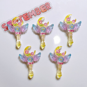 งานฝีมือเรซินแบบทำมืออุปกรณ์เสริมครีมกาวรองเท้าดอกไม้ถ้วยรูปลอกนางฟ้าสำหรับเด็กอุปกรณ์ผมและเครื่องประดับ - Product Image 6