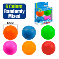 Ballons d'eau réutilisables en silicone de 6,5 cm, remplissage rapide, auto-scellants, bombes à eau pour piscine, plage, jeux d'eau d'été pour enfants