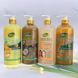 Bán Buôn trong kho 1000ml VC nghệ cơ thể chà Gel tắm làm sạch da giữ ẩm sáng rửa cơ thể - Product Image 3