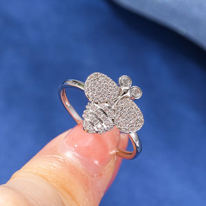Superbe Bague Abeille Scintillante et Tendance avec Pierres de 1,75 mm et 1 mm pour Fêtes et Cadeaux - Product Image 6