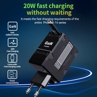Câble de charge personnalisé 20W GaN, ensemble de charge rapide avec ligne rétractable 2 en 1, fabricant certifié OEM ODM de chargeurs