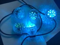 DC24V 60mm Cabochon RGB DMX Point Lumières Carnaval LED Pixel Fun Amusement RGB DMX Éclairage Contrôlé