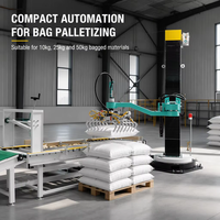 Palettiseur industriel pour sacs tissés en kraft, palettisation de céréales, de produits chimiques en poudre, d'engrais