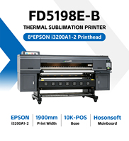 Imprimante à sublimation Fedar FD5198E-B 1900 mm, 8 têtes I3200-A1-2, machine d'impression textile numérique pour vêtements et textiles de maison