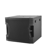 Subwoofer actif de 18 pouces, amplificateur de classe D 1000W RMS, subwoofer professionnel pour concerts, fêtes, scènes
