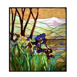 Panel de Vidrio Tiffany Hecho a Mano en China con Diseño de Árbol Otoñal, 5mm de Grosor, para Ventana, Puerta o Pared, Decoración con Doble Acristalamiento - Product Image 5