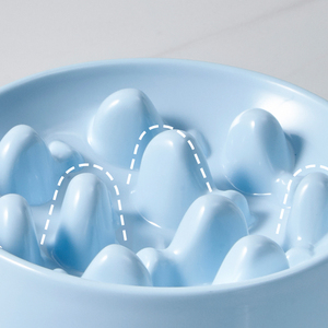 Mangeoire lente Nourriture Pet Chat Chien Céramique Eau Nourriture Bol Cou Protection - Product Image 2