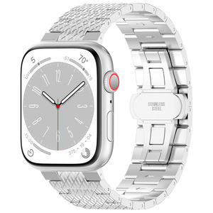 <span class=keywords><strong>Correa</strong></span> de reloj de acero inoxidable para <span class=keywords><strong>Apple</strong></span> <span class=keywords><strong>Watch</strong></span> Ultra <span class=keywords><strong>2</strong></span> <span class=keywords><strong>Correa</strong></span> Pulsera de metal moderna <span class=keywords><strong>Correa</strong></span> - Product Image 2