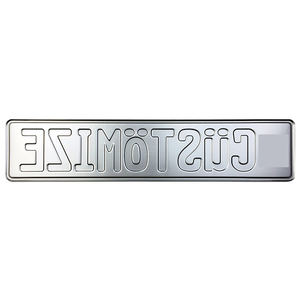 Placas de Matrícula de Suecia Personalizadas en Relieve, Placas de Matrícula de Aluminio para Automóviles Sublimables en Blanco - Product Image 5