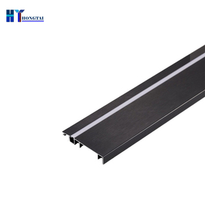 Battiscopa LED Moderno in Alluminio <span class=keywords><strong>Nero</strong></span>, Accessori per Pavimenti da <span class=keywords><strong>Cucina</strong></span> in Stile Contemporaneo - Product Image 1