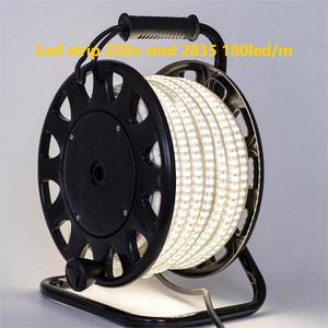 Brand <span class=keywords><strong>new</strong></span> exterior alta tensão 220v SMD 2835 única cor IP65 impermeável <span class=keywords><strong>Led</strong></span> <span class=keywords><strong>Strip</strong></span> Light para decoração exterior