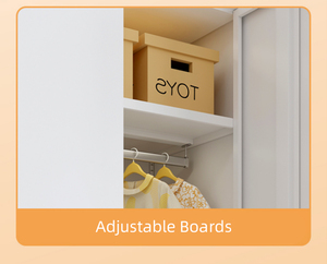 Không gian nhỏ kim loại lưu trữ tủ cho thuê phòng ngủ thứ cấp đặc biệt dễ dàng để lắp ráp phòng ngủ tầng đứng tủ quần áo - Product Image 4