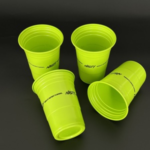 Nhà sản xuất bán buôn cốc nhựa 12oz, 16oz, 20oz, 24oz biểu tượng tùy chỉnh chấp nhận <span class=keywords><strong>PP</strong></span> nhựa dùng một lần - Product Image 1