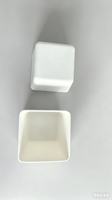 Boîte à gâteau glacé jetable biodégradable et écologique à la mode