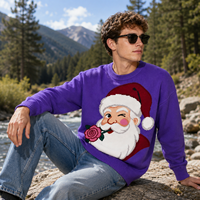 Pull de Noël pour homme de haute qualité, pull de Noël personnalisé en gros, tricot amusant pour les fêtes avec logo frontal, pull respirant