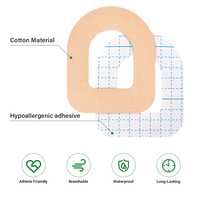 Autocollant de fixation pour capteur de glycémie imperméable et résistant à la transpiration, bande de kinésiologie, patch pour capteur CGM pour Omnipod