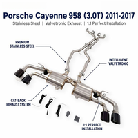 Système d'échappement Valvetronic en acier inoxydable pour Porsche Cayenne 958 3.0T 2011-2017, silencieux de performance, correspondance parfaite 1:1