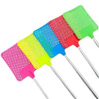 Raquette anti-moustiques télescopique portable avec manche extensible, outil ménager en métal et plastique pour éliminer les moustiques et les mouches