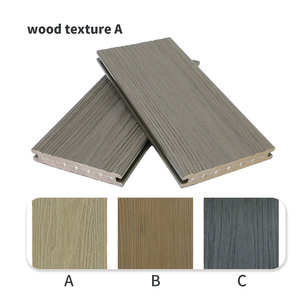 Plancher de terrasse extérieur en PVC co-extrudé ASA, haute dureté, résistant aux rayures, ignifuge, faible entretien, aspect bois, pour villa et patio - Product Image 3