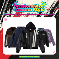 Pull en coton jacquard lourd personnalisé avec logo OEM/ODM, style streetwear, motif personnalisé, col rond pour homme, 2026