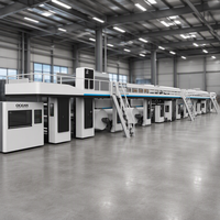 Linea Automatica per Cartone Ondulato a 3/5/7 Strati, Macchina per la Produzione di Cartone Ondulato