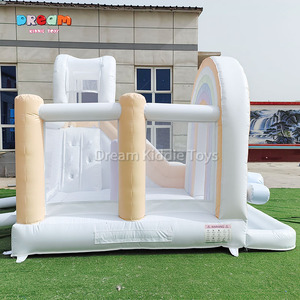 Castello Gonfiabile Arcobaleno con Scivolo e Piscina di Palline per Bambini - Product Image 4