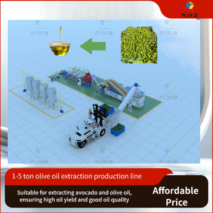オリーブオイルコールドプレス抽出機工場直送完全オリーブオイル生産ライン - Product Image 3