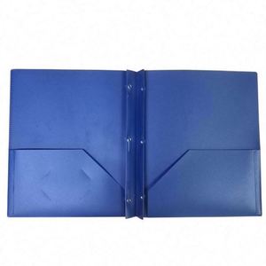Hot Sale Top Quality Best Price <b>Plastic</b> <b>Pockets</b> 2 Heavy Duty <b>Pocket</b> Folders With 3 Prongs and Fasteners - Product Image 1