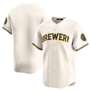 Shorts de baseball Milwaukee Home Limited pour hommes, taille plus, 2025, vêtements personnalisés, uniformes brodés, logos 100% - Product Image 3