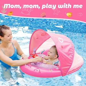 Flotador Inflable para Niños Pequeños, Flotador para Piscina, Flotador para Bebés con Asiento de Seguridad Ajustable - Product Image 5