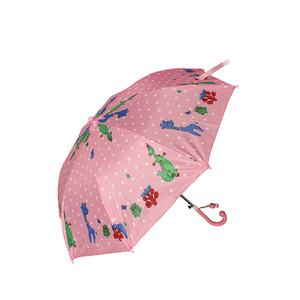 CHUVABAND Parapluie 8K pour enfants de 18 pouces en vente à chaud avec poignée à crochet d'impression numérique animale personnalisée Parapluie droit mignon pour enfants - Product Image 2