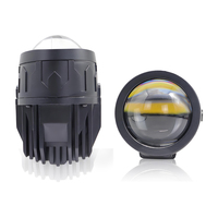 Haute puissance K223 2 pouces Bi LED projecteur lentille 60W led phares aluminium Hi Lo faisceau antibrouillard pour voitures universelles