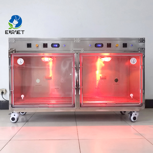 EUR VET Stainless Steel kualitas Superior kandang anjing peralatan kandang oksigen klinik hewan - Product Image 2