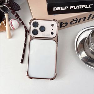 Custodia Protettiva Trasparente Elettroplaccata Antiurto <span class=keywords><strong>con</strong></span> Ampia Finestra per Fotocamera per <span class=keywords><strong>iPhone</strong></span> 16 Pro Max / 17 / 15 / 14 - Product Image 5