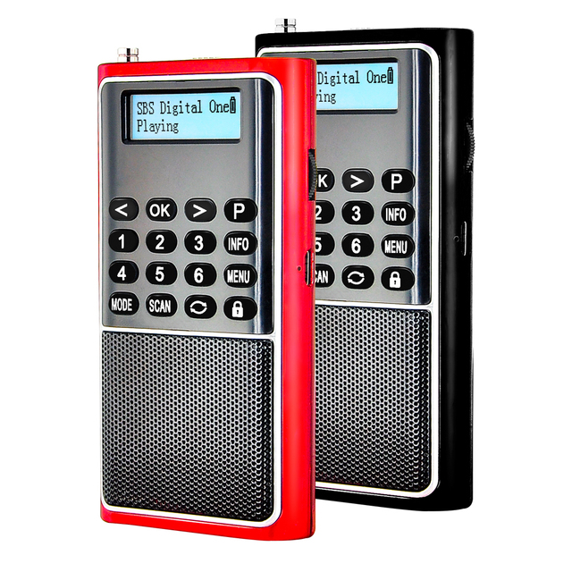 LCJ L-338DAB Portable Pocket Auto Digital FM DAB Radio with Titanium Alloy Antenna
