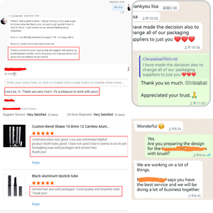 Bâtonnet torsadé en PP monomatériau recyclable |   Vis |   Option PCR 30-50% |   Emballage cosmétique minimaliste brillant métallique pour blush/rouge à lèvres - Product Image 2