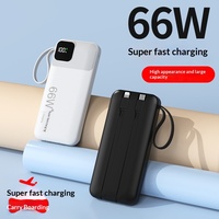 Nouvelle batterie externe autonome de grande capacité 30000 mAh au lithium-ion avec plusieurs sorties USB et logo imprimé