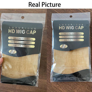 Wanmei OEM Emballage personnalisé Bandeau de salon pour <span class=keywords><strong>cheveux</strong></span>, <span class=keywords><strong>Bonnet</strong></span> de perruque ultra-fin en dentelle HD, <span class=keywords><strong>Bonnet</strong></span> de perruque transparent ventilé - Product Image 4