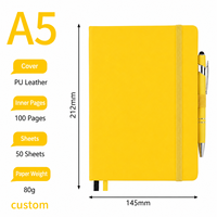 Carnets de bureau en gros, couverture rigide durable avec stylo, promotion de la marque, directement de l'usine