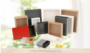 Großhandel und anpassen ausziehbare Schublade Geschenk boxen recyceltes Material Kraft papier Schublade Schieber Geschenk boxen mit klarem PVC-Fenster - Product Image 6