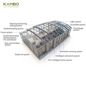 Moderno Four Seasons exterior cerrado <span class=keywords><strong>porche</strong></span> Lowes vidrio templado Sunroom <span class=keywords><strong>con</strong></span> vidrio de aluminio para villas Sunrooms y casas de vidrio - Product Image 5