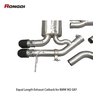 Échappement Catback à longueur égale pour BMW M2 G87 S58 3.0T 2021-2024 en acier inoxydable 304 avec silencieux Valvetronic - Product Image 5